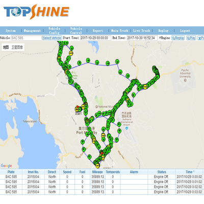 Personalizzi l'inseguitore di GPS del camion del terminale IMEI 4G con 8 input di Digital