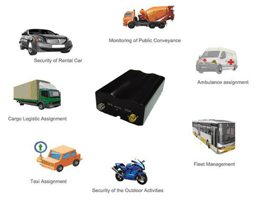 inseguitore di GPS del veicolo dell'allarme dell'automobile di 450mAh Bluetooth RFID nessuna tassa mensile