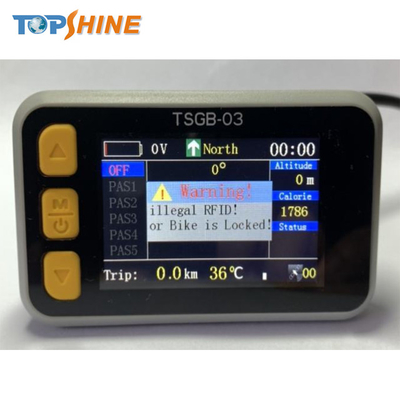 Esposizione LCD GPS del tachimetro elettrico impermeabile della bici dell'OEM con pressione di Tiro