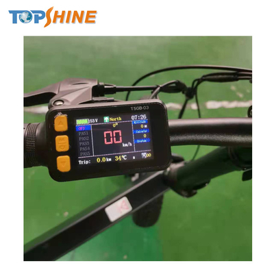 Freno idraulico 26&quot; bici elettrica Ebike della gomma grassa di X4 Tiro 500w con GPS che individua LCD