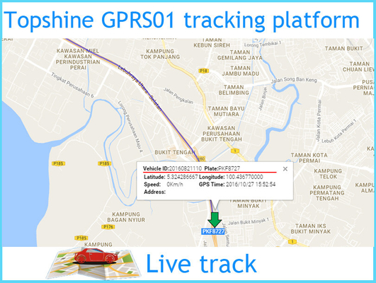 Il QR Code GPS che segue il software della gestione della flotta fornisce il codice di Open Source