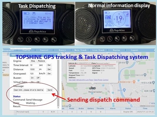 Inseguitore senza fili all'aperto impermeabile del collegamento IP67 4G GPS di punto caldo di WIFI con costruito in altoparlante stereo