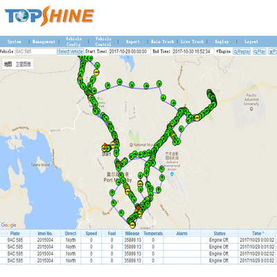 Tracker GPS per la gestione della catena di approvvigionamento migliorato con driver ID opzionale e software di tracciamento gratuito